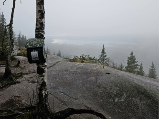 Vilde Bertelsen og Atle Bjørnerud løp Lillomarka Rundt